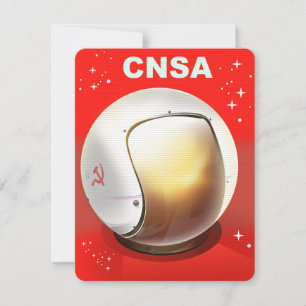 Carte Art spatial de la CNSA Chine.