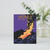 Carte Art spatial de la planète Vénus (Debout devant)
