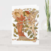 Art victorien vintage, Rose par Walter Crane