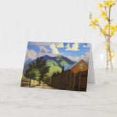 Carte ART WEST GREETING CARD Sur la route de Lili's (Fleur jaune)