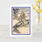 Carte Arthur Rackham (Fleur jaune)