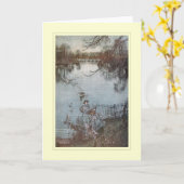 Carte Arthur Rackham (Fleur jaune)