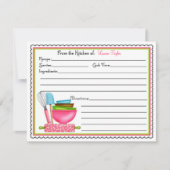 Carte Articles de cuisine Cuisine de cuisson Recettes Ca (Devant)