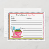 Carte Articles de cuisine Cuisine de cuisson Recettes Ca (Devant / Derrière)