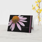 Carte Articles de félicitations de début de Coneflower (Fleur jaune)