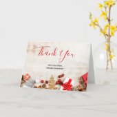 Carte Articles thématiques de Noël sur le Merci rustique (Fleur jaune)