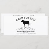 Carte Artisan Cattle Farm (Devant / Derrière)