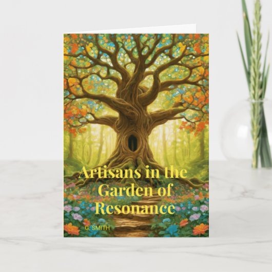 Carte Artisans dans le Jardin de Résonance (Devant)