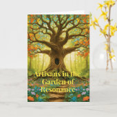 Carte Artisans dans le Jardin de Résonance (Fleur jaune)
