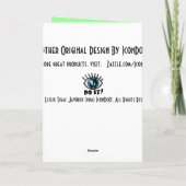 Carte Artiste (Carte d'amitié) (Dos)