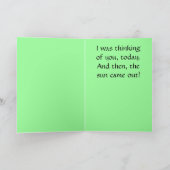 Carte Artiste (Carte d'amitié) (Intérieur)