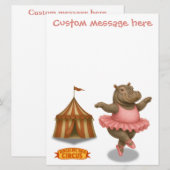 Carte artiste de cirque Helene (Devant / Derrière)