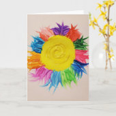 Carte Artiste de l'autisme Candy Waters (Fleur jaune)