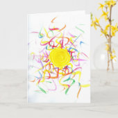 Carte Artiste de l'autisme Candy Waters (Fleur jaune)