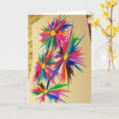 Carte Artiste de l'autisme Candy Waters (Fleur jaune)