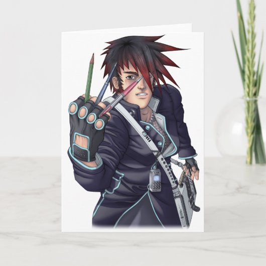 Carte Artiste de Manga d'Anime (Devant)