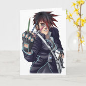 Carte Artiste de Manga d'Anime (Fleur jaune)