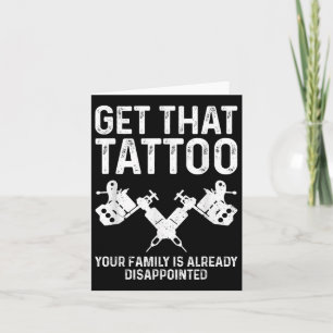 Carte Artiste De Tatouage Drôle Art Pour Hommes Femmes T