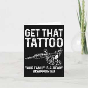 Carte Artiste De Tatouage Drôle Art Pour Hommes Femmes T