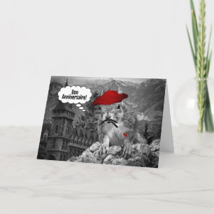 Carte Artiste français écureuil Anniversaire