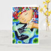 Carte Artiste Pitchapa ~ Âge 11 ~ Thaïlande (Fleur jaune)