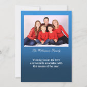 Carte Artistic scene of Peace, Love and Joy personalize (Dos)