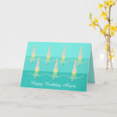 Carte Artistic Swimming (Fleur jaune)