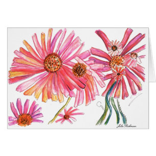 Carte artistique de marguerite