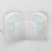 Carte artistique loup yin yang (Intérieur)