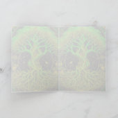 Carte artistique ornée de l'arbre vert de la vie (Intérieur)