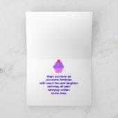 Carte Artists Watercolor Palette Joyeux anniversaire (Intérieur)