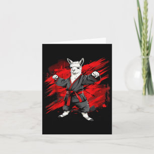 Carte Arts martiaux de kickboxing de judo d'alpaca de ta