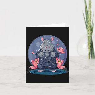 Carte Arts martiaux de kickboxing hippo karaté jiu-jitsu