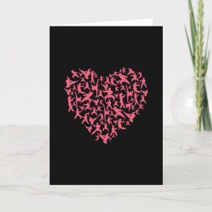 Carte Arts martiaux filles Karate Heart