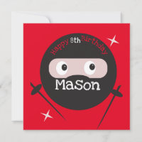 Arts Martiaux Karaté Ninja Garçons Anniversaire  R