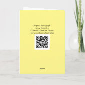 Carte Artsy Dutch Iris Flower Note (Dos)