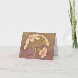 Carte Artsy Geranium Bunch de Gertie's Garden