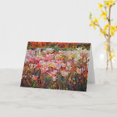 Carte Artsy Peint Tulip Garden Note (Fleur jaune)