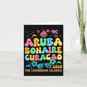 Carte Aruba Bonaire Curaçao 2025 Île Voyage Caribéen