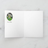 Carte Arum Lilies Blank Greeting Card (Intérieur)