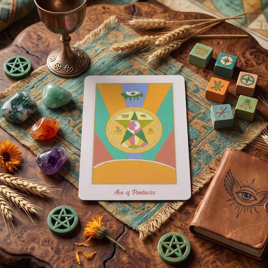 Carte As de Pentacles