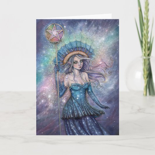 Carte As de Pentacles Tarot Art par Molly Harrison (Devant)