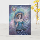 Carte As de Pentacles Tarot Art par Molly Harrison (Fleur jaune)