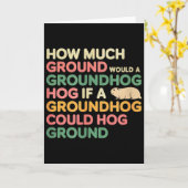 Carte As Much Ground As A Groundhog Could Hog  (Fleur jaune)