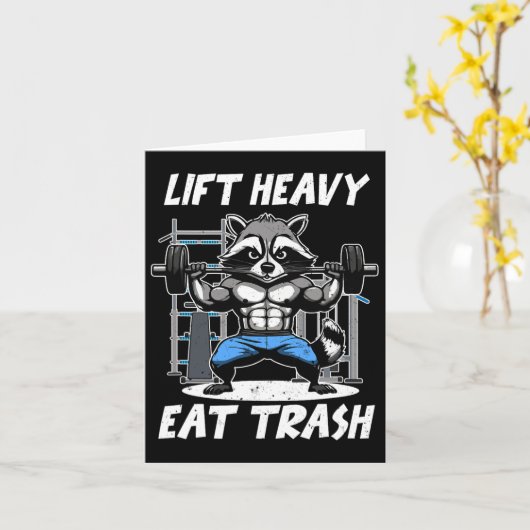 Carte Ascenseur Lourd Manger Trash Poids Bodybuilding Gy (Fleur jaune)