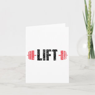 Carte Ascenseur Remise en forme Gym Lifting