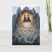 Carte Ascension Divine : Le Seigneur Est Mon Rocher (Devant)