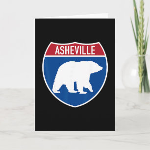 Carte Asheville Caroline du Nord Nc Autoroute Interstate