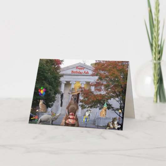 Carte Ash's birthday card 2025 (Devant)