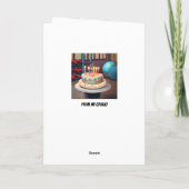 Carte Asiatique Personal Trainer ou Coach Gym Anniversai (Dos)